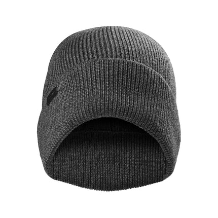 Cole Haan Heritage Rib Cuff Wool Beanie Hat, One Size, Guaranteed Grey, One Size