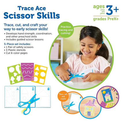 Learning Resources Trace Ace Scissor Skills Set