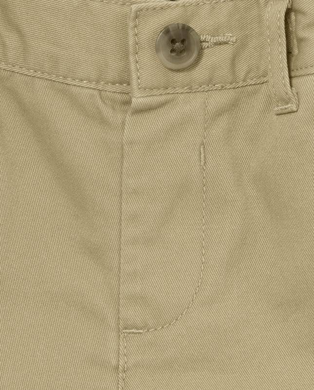 The Children's Place Baby Boys' and Toddler Stretch Chino Shorts, Flax/New Navy 2-Pack, 4T