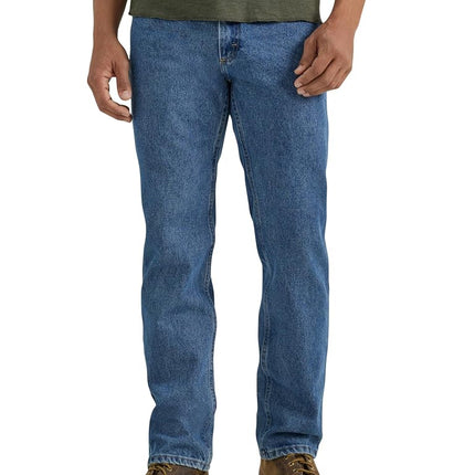 Wrangler Mens Classic Regular Stonewash Mid 36W / 30L