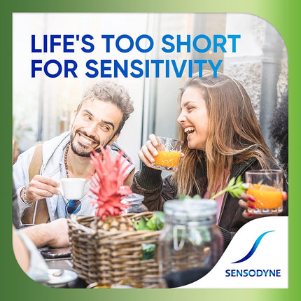 Sensodyne Fresh Mint Twinpack Toothpaste for Sensitive Teeth, 4 Ounce (Pack of 2)