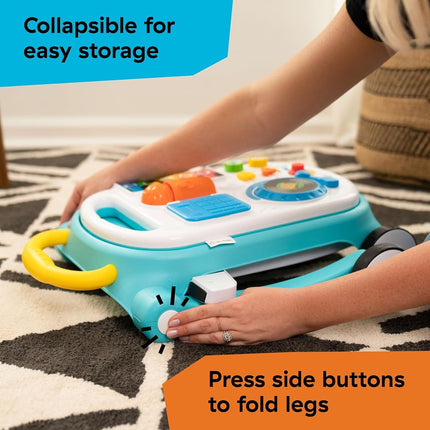 Baby Einstein, Musical Mix ‘N Roll 4-in-1 Activity Walker and Table, Educational Push Along Toy, 4 Languages, 100+ Melodies and Phrases, Ages 6 Months +