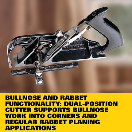 Stanley 12-978 1-1/2-Inch x 10-Inch Bullnose Rabbet Plane