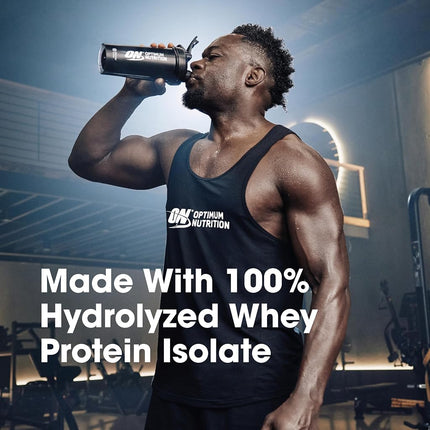 Optimum Nutrition Platinum Hydrowhey Protein Powder, 100% Hydrolyzed Whey Protein Powder, Flavor: Velocity Vanilla, 1.75 Pounds