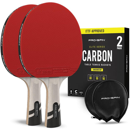 PRO-SPIN Carbon Fiber Ping Pong Paddle | Elite Ser