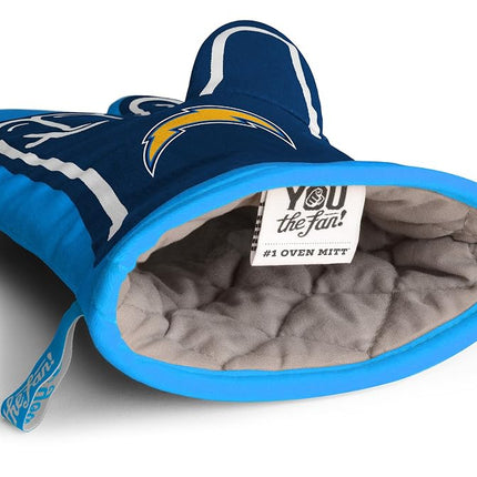 YouTheFan NFL Los Angeles Chargers #1 Oven Mitt, 13.25" x 6.5"
