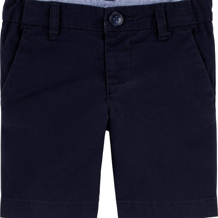 OshKosh B'Gosh Girls' Uniform Shorts Casual, Deep 