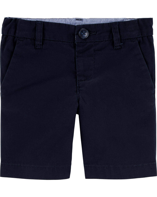 OshKosh B'Gosh Girls' Uniform Shorts Casual, Deep 
