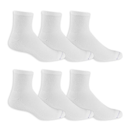 Dr. Scholl's Men's Diabetes & Circulator Socks-4 Packs-Non-Binding Moisture Management, White-Ankle (6 Pairs), 5-12 UK (Pack of 6)