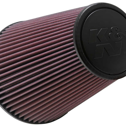 K&N Universal Clamp-On Air Filter: High Performance, Premium, Washable, Replacement Filter: Flange Diameter: 6 In, Filter Height: 9 In, Flange Length: 0.625 In, Shape: Round Tapered, RU-5046