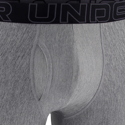 Under Armour Caleçon Boxerjock en mesh technique de performance pour homme, multipack, entrejambe 15 cm, confort toute la journée, acier chiné/noir/royal, 5XL