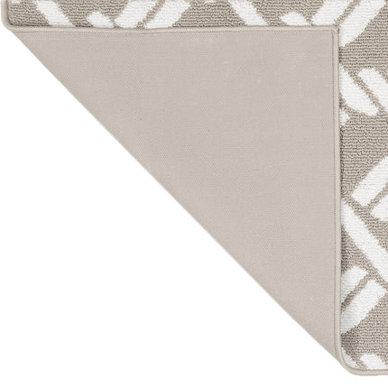 Nautica – Runner Rug | Indoor Runners for Hallways and Entry Rugs| Non-Slip and Non-Skid Entry and Kitchen Door Mat| Machine Washable Entryway Carpet Rugs | 2'2" x 6' | Chain Light Grey