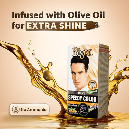 Bigen Men's Speedy Color, Natural Black 101 (150g)