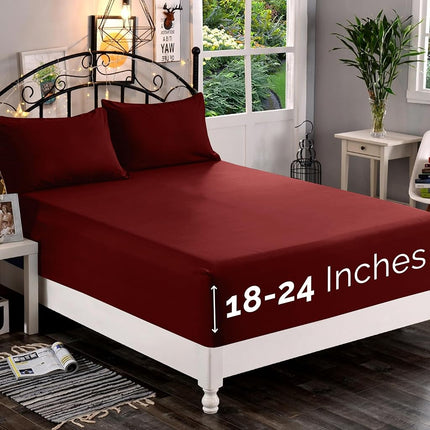 Elegant Comfort 1500 Premium Quality Fitted Sheet 