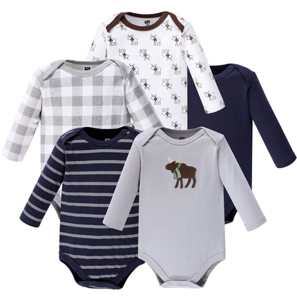Hudson Baby Unisex Baby Cotton Long-sleeve Bodysui