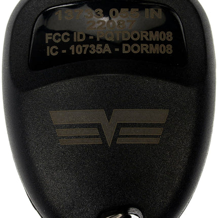 Dorman 13733 Keyless Entry Remote 3 Button Compatible with Select Models, Black