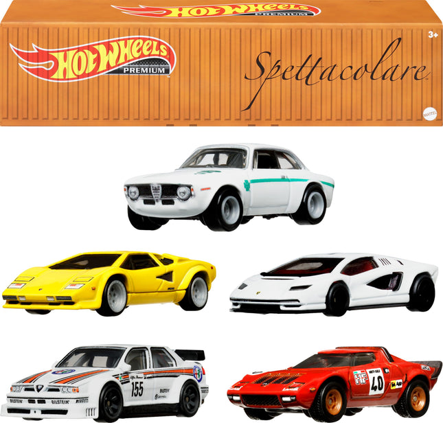 Hot Wheels Premium Car Culture Set of 5 Toy Cars i