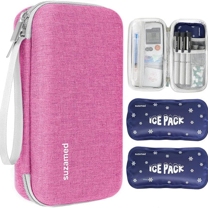 suzamed Insulin Cooler Travel Case,EVA Insulation 