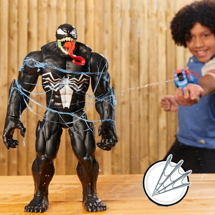 Spider-Man Marvel Real Webs Ultimate Web Blaster, 2-in-1 Blaster, Roleplay Toy, Costume, Toys, Red and Blue