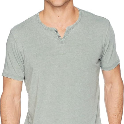 Lucky Brand Men's Venice Burnout Notch Neck Tee T 