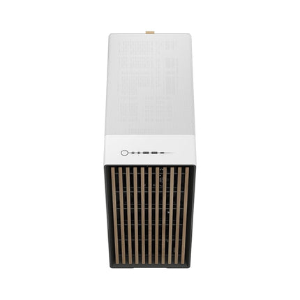 Fractal Design North XL Chalk White TG- three 140mm Aspect PWM fans included- Type C USB- EATX airflow full tower PC gaming case