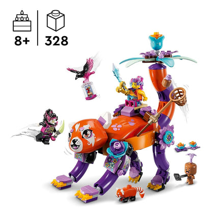 LEGO DREAMZzz 3in1 Izzie’s Dream Animals Set, Panda to Turtle to Bird Building Toy for 8 Plus Year Old Girls and Boys, Creative Playset with 2 Minifigures, Kids' Birthday Gift Idea 71481