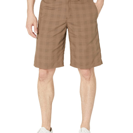 Dickies Men's Flex Regular Fit Plaid Flat Front 11