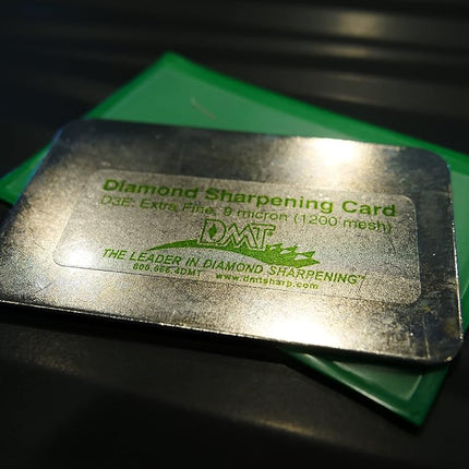 DMT D3E 3-Inch Dia-Sharp Credit Card Sized Extra-Fine Sharpener - Clear