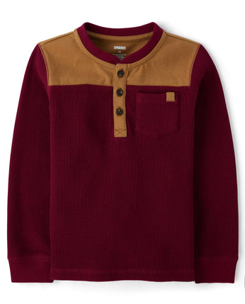 Gymboree Baby Boys' and Toddler Long Sleeve Henley