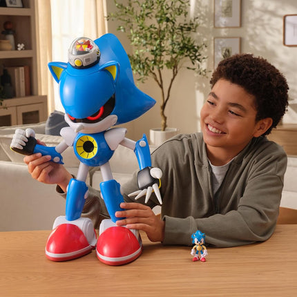 Sonic the Hedgehog 50.8cm Metal Sonic vs 6.3cm Sonic Action Figure Set