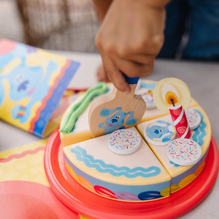 Melissa & Doug Blue's Clues & You! Wooden Birthday Party Play Set