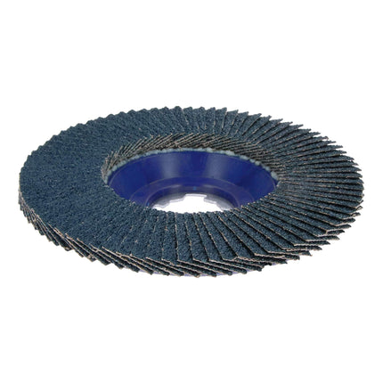 BOSCH FDX2750060 1-Piece 5 in. X-Lock Flap Disc 60 Grit Compatible with 7/8 in. Arbor Type 27 for Applications in Metal Blending and Grinding