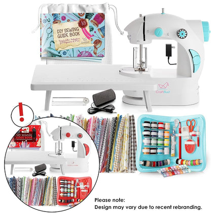 CraftBud Máquinas de coser, azul, juego premium