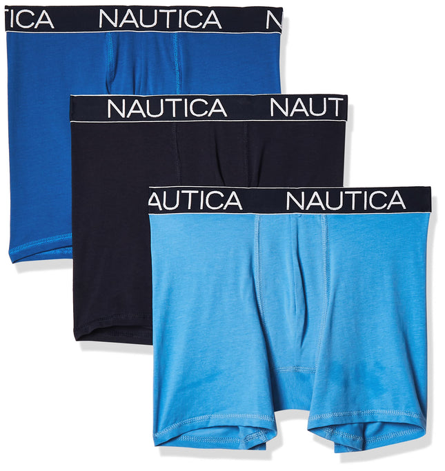 Nautica Men's 3-pack Classic Underwear Cotton Stre