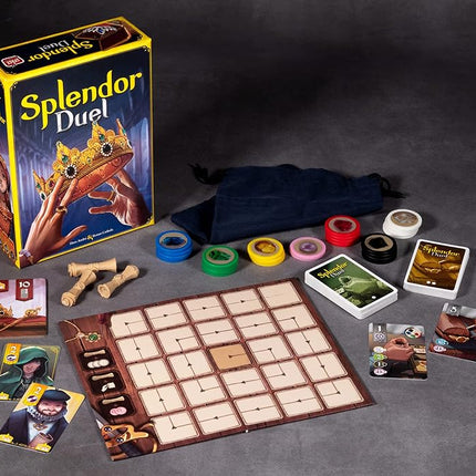 Space Cowboys Asmodee, Splendor Duel, Board Game, Ages 10+, 2 Players, 30 Minutes Playing Time