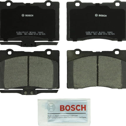 BOSCH BC1091 QuietCast Premium Ceramic Disc Brake Pad Set - Compatible with Select Acura RL; FRONT