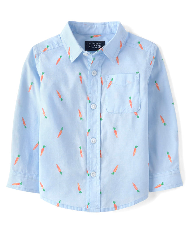 The Children's Place Baby Boys' and Toddler Poplin