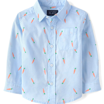 The Children's Place Baby Boys' and Toddler Poplin