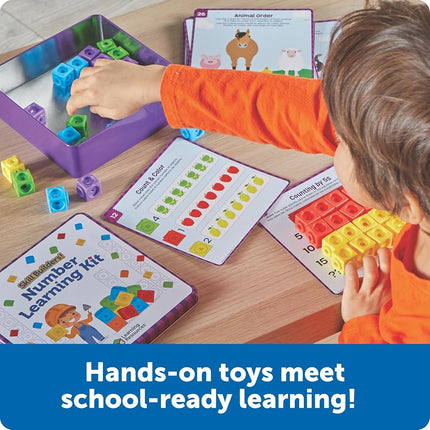 Learning Resources Skill Builders! Number Learning 71-pc Kit - Preschool Learning Activities, Manipulatives for Kids, Gifts for Kids Ages 4+