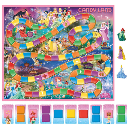 Hasbro Candy Land Edición Princesas Disney Juego de Mesa para Niños, Edad 3+, 2-4 Jugadores