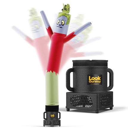 LookOurWay Monster Halloween Themed 6-Feet Tall Air Dancers Inflatable Tube Man Complete Set with Blower