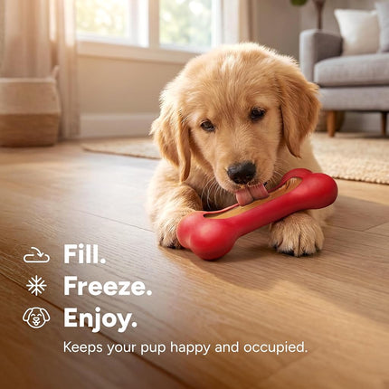 GoSports Pets PupsCream Freezable Dog Treat Station - Helps Keep Dogs Busy - Small or Large