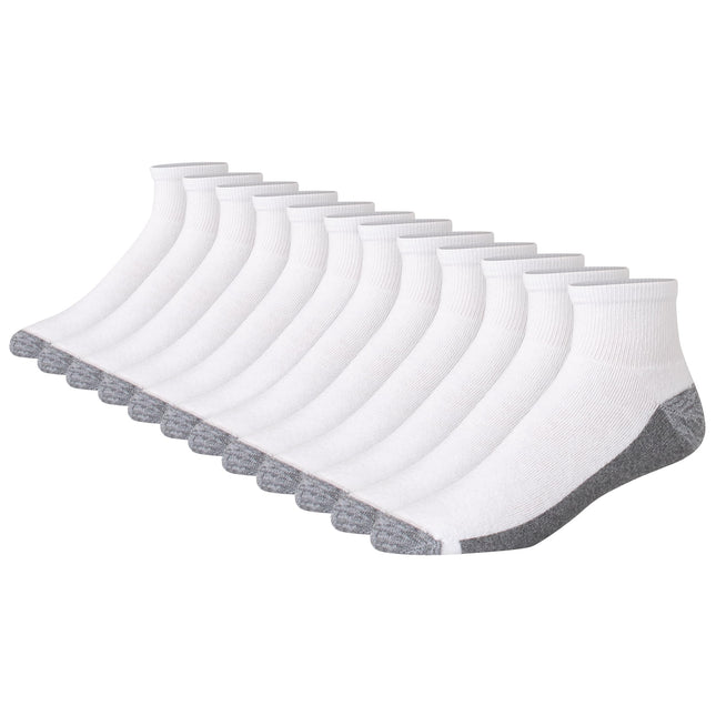 Hanes Men's Max Cushioned Ankle Socks, Multipacks,