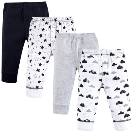 Hudson Baby Baby Cotton Pants, 3, Stars and Clouds
