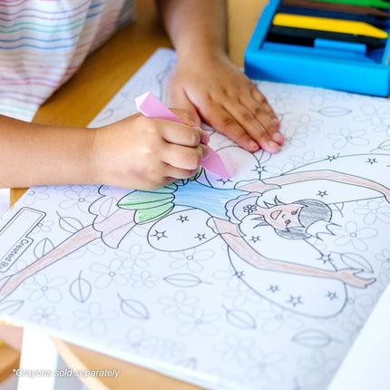 Melissa & Doug Jumbo 50-Page Kids' Coloring Pad Activity Book - Princess and Fairy