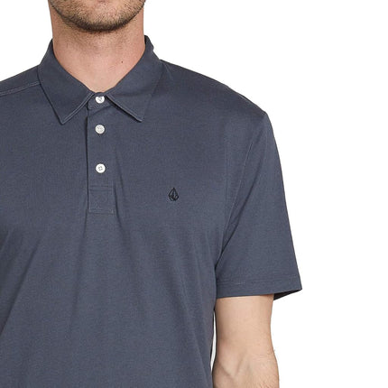 Volcom Men's Banger Polo Shirt, Charcoal, XL