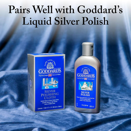 Goddard's Silver Polish Cloths Cleans And Shines Display Silver 2 Pack
