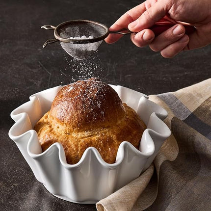 Plat à brioche en grès Le Creuset, 1,3 L, blanc
