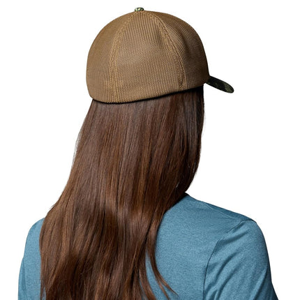 Columbia Unisex-Adult Mesh Ball Cap, Antique Moss/Delta/Greenscape Geo Fern, S