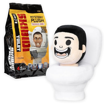 SKIBIDI 1320 Large PDQ Mystery Figures Plush, All-New Collectibles, Officially Licensed Toilet Merch, Multicolour